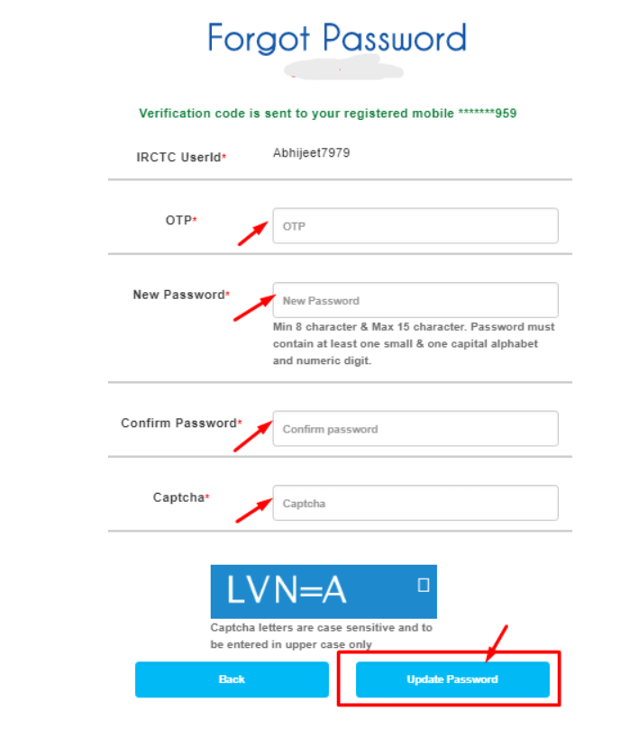 IRCTC registration