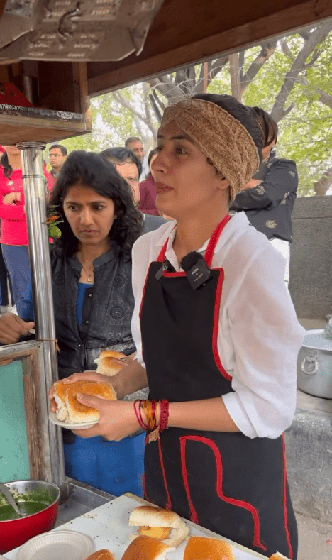 Delhi's Viral Vada Pav Girl