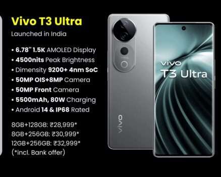 Vivo T3 Ultra Launched in India